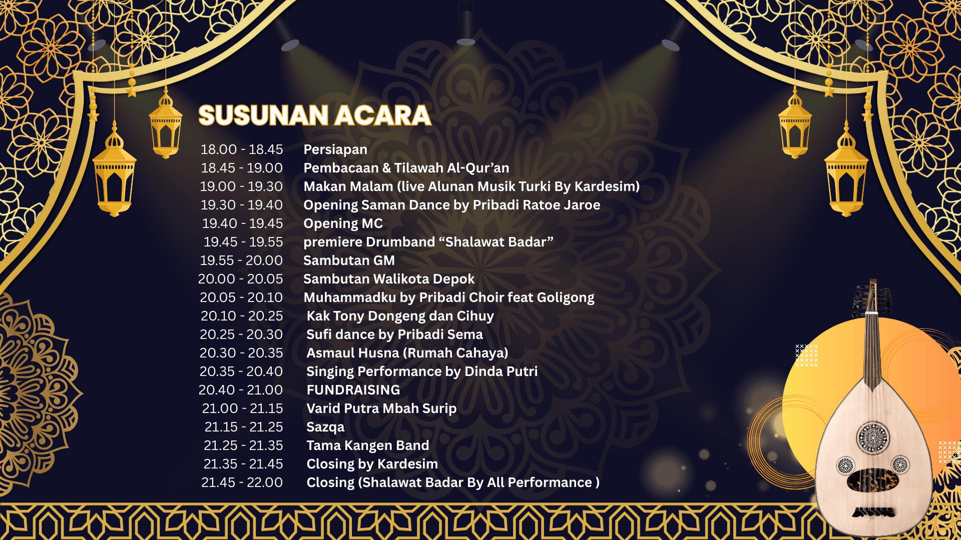 Susunan Acara