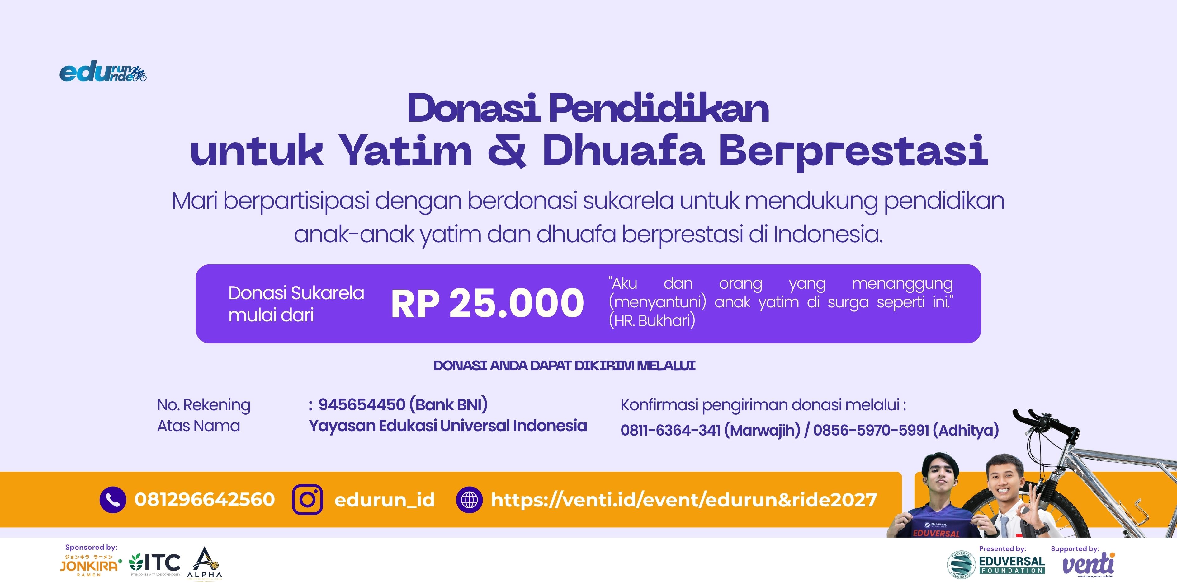 Eduversal Charity Virtual Run & Ride 2027
